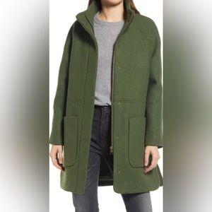 Madewell Estate Cocoon Moss Green Coat NWOT XL